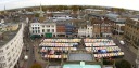 A panorama looking east from Great Saint Mary's tower.
